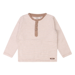 flinq newborn Stripey Z10414 baby jongens Baby jongens T-shirt lm Taupe