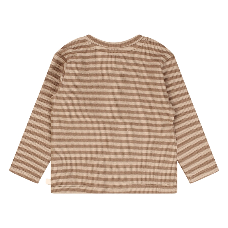 flinq newborn 3212601 Z10132 t-shirts lange mouw Taupe