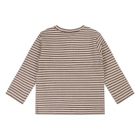 flinq 3311600 W20353 t-shirts lange mouw Bruin donker