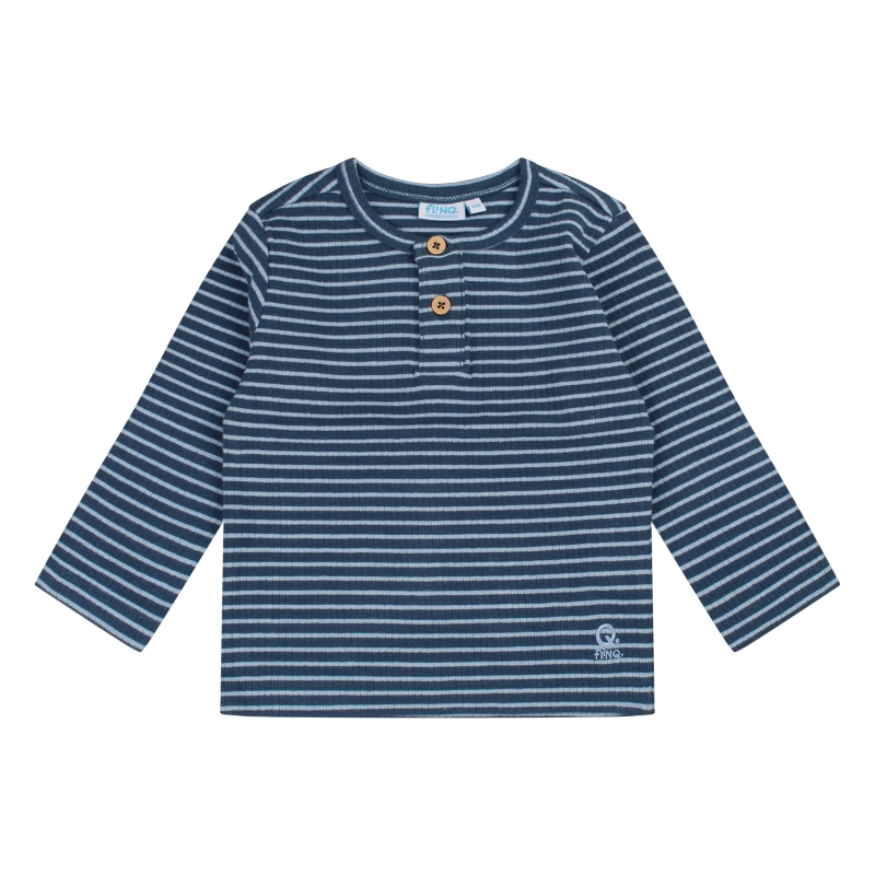 flinq 3311600 W20353 t-shirts lange mouw Petrol