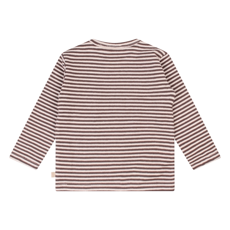 flinq newborn 3312600 W20311 t-shirts lange mouw Bruin