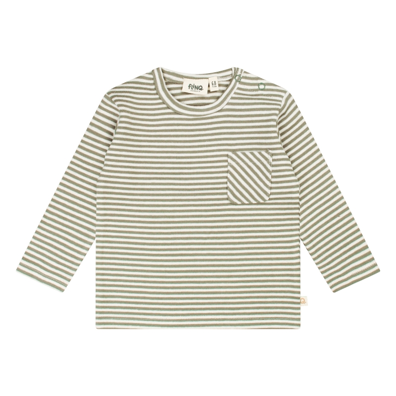flinq newborn 3312600 W20311 t-shirts lange mouw Groen mos
