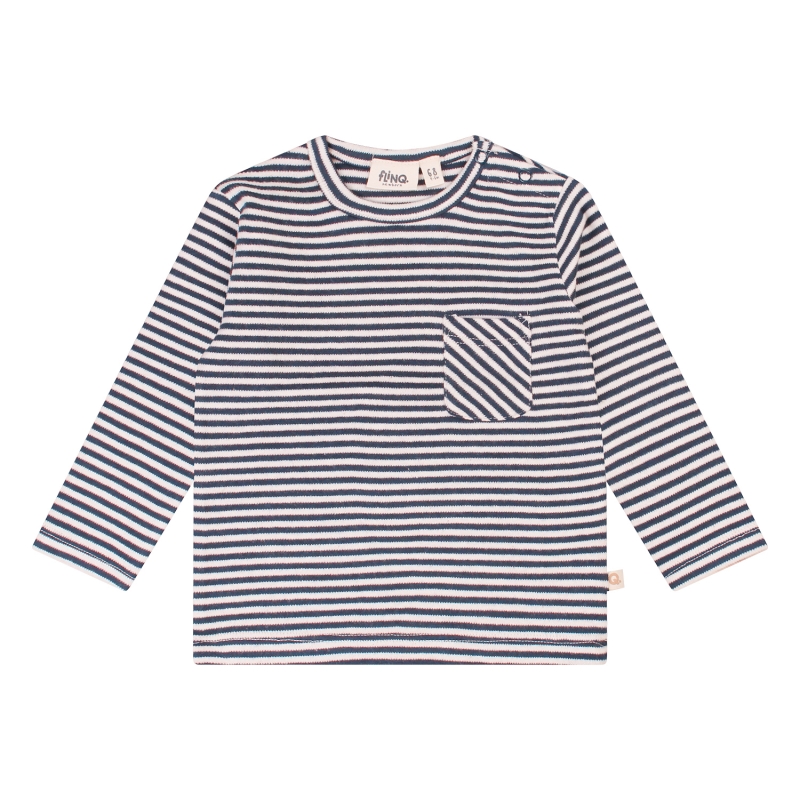 flinq newborn 3312600 W20311 t-shirts lange mouw Marine
