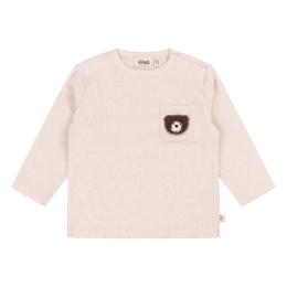 flinq newborn 3312601 W20312 baby jongens T-shirt lm Ecru melee