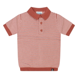flinq Paul Z10405 baby jongens polo Brique