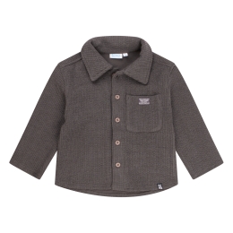 flinq Jenson W20388 baby jongens overhemd lm Taupe
