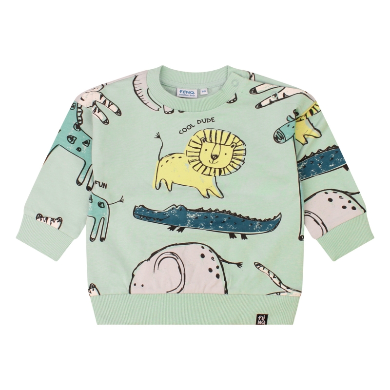 flinq Karel Z10412 sweaters Groen licht