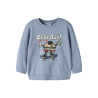 name it NMMKORE LS NREG SWEAT UNB BOX sweaters Blue
