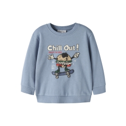 name it NMMKORE LS NREG SWEAT UNB BOX baby jongens sweater Blue
