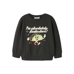 name it NMMKORE LS NREG SWEAT UNB BOX baby jongens sweater Grey