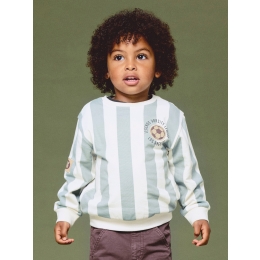 name it NMMLANE LS NREG SWEAT BRU baby jongens sweater White