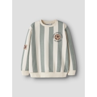 name it NMMLANE LS NREG SWEAT BRU sweaters White