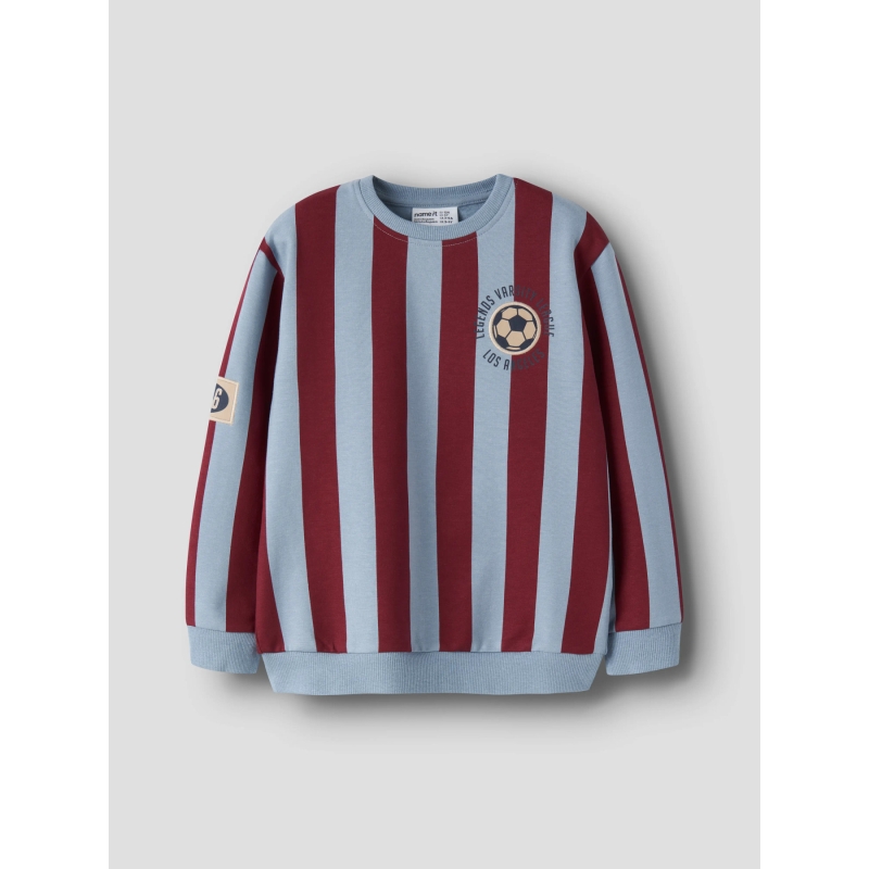 name it NMMLANE LS NREG SWEAT BRU sweaters Blue