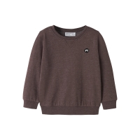 name it NMMVIMO LS SWEAT BRU NOOS sweaters Brown