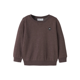 name it NMMVIMO LS SWEAT BRU NOOS baby jongens sweater Brown