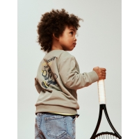 name it NMMTATUM LS NREG SWEAT BRU BOX sweaters Grey