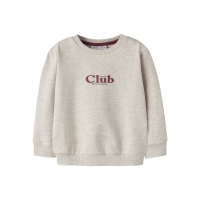 name it NMMTATUM LS NREG SWEAT BRU BOX sweaters White