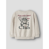 name it NMMTATUM LS NREG SWEAT BRU BOX sweaters White