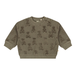 flinq newborn 3312400 W20305 baby jongens sweater Groen mos