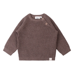 flinq newborn Daan W20394 baby jongens pullover Taupe