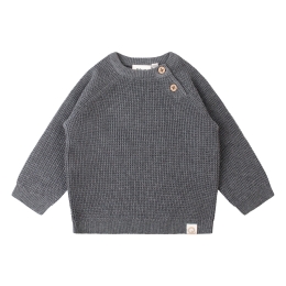 flinq newborn Daan W20394 baby jongens pullover Blauw ijs