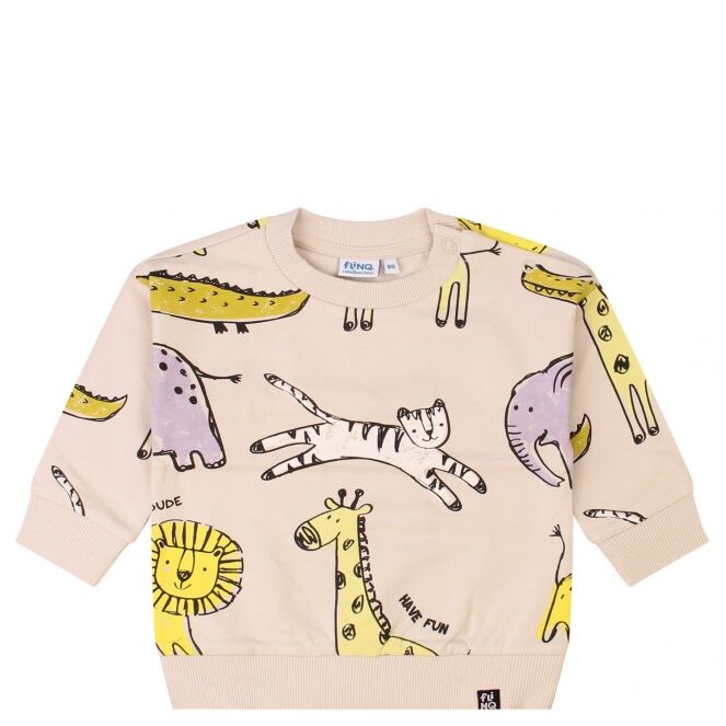 flinq flinq Karel Z10412 Beige oatmeal flinq Karel Z10412 Baby jongens sweater Beige bestel je online bij www.bertusmode.nl/