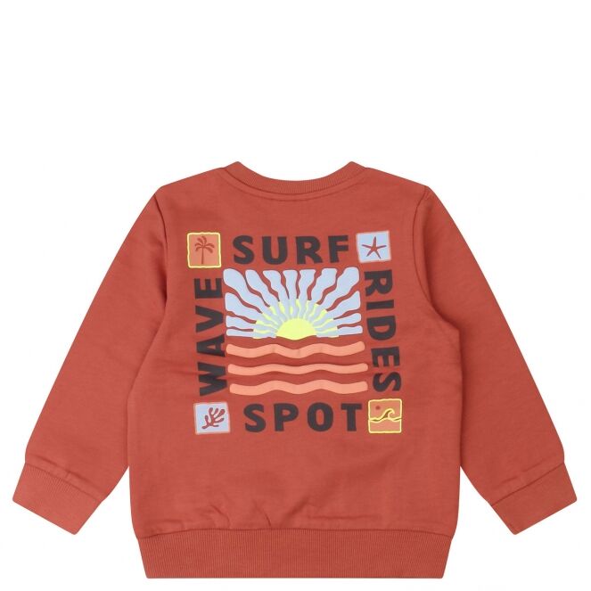 flinq flinq Kean Z10406 Roest aragon flinq Kean Z10406 Baby jongens sweater Roest bestel je online bij www.bertusmode.nl/