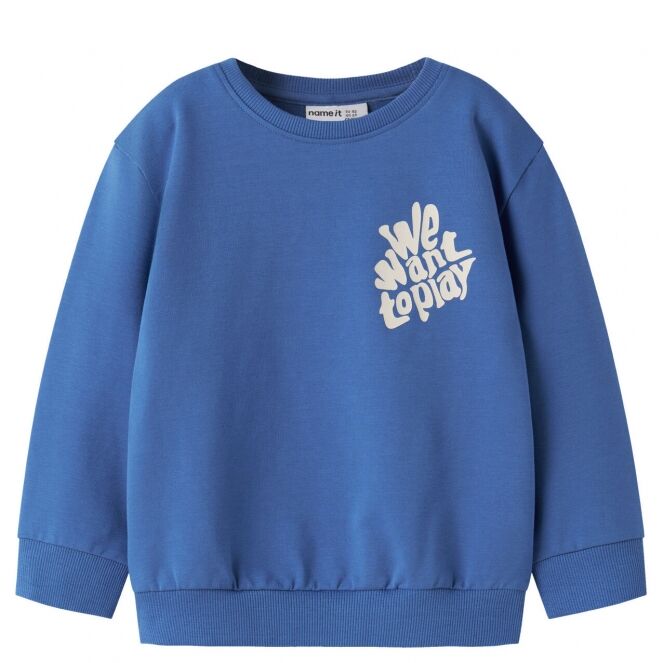 name it name it NMMBENJA LS NREG SWEAT UNB Blauw Delft name it NMMBENJA LS NREG SWEAT UNB Baby jongens sweater Blauw bestel je online bij www.bertusmode.nl/