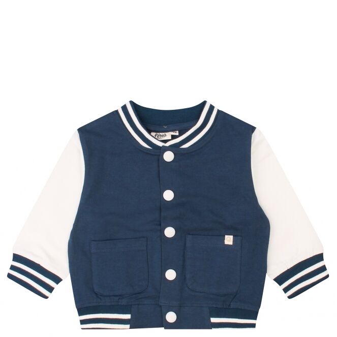 flinq newborn flinq newborn Celvyn Z10417 Blauw insignia blue flinq newborn Celvyn Z10417 Baby jongens vest Blauw bestel je online bij www.bertusmode.nl/