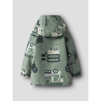 name it NMMMAX JACKET LI AOP NOOS jassen Grey