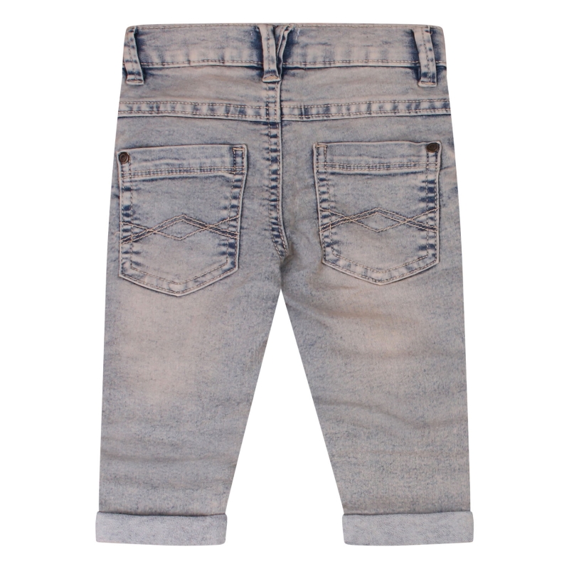 flinq 506331BB Z10614 lange broeken Denim licht gebleekt