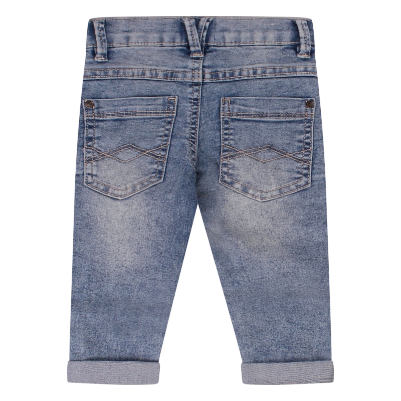 flinq 506331BB Z10614 lange broeken Denim licht gebleekt