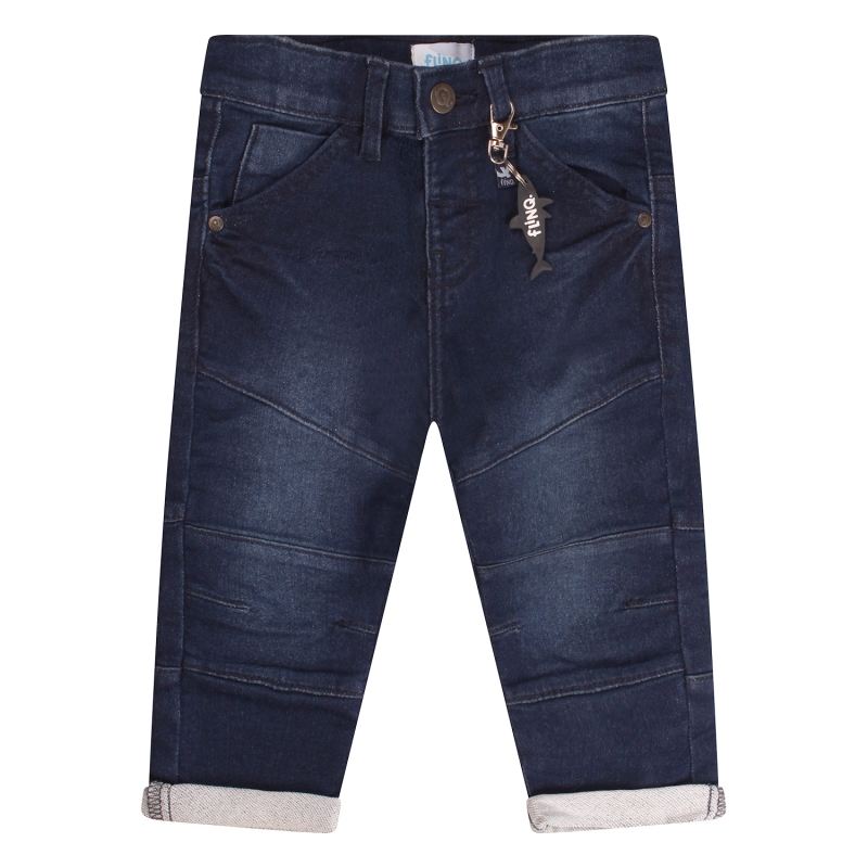 flinq 506442BB W20263 lange broeken Denim darkwashed