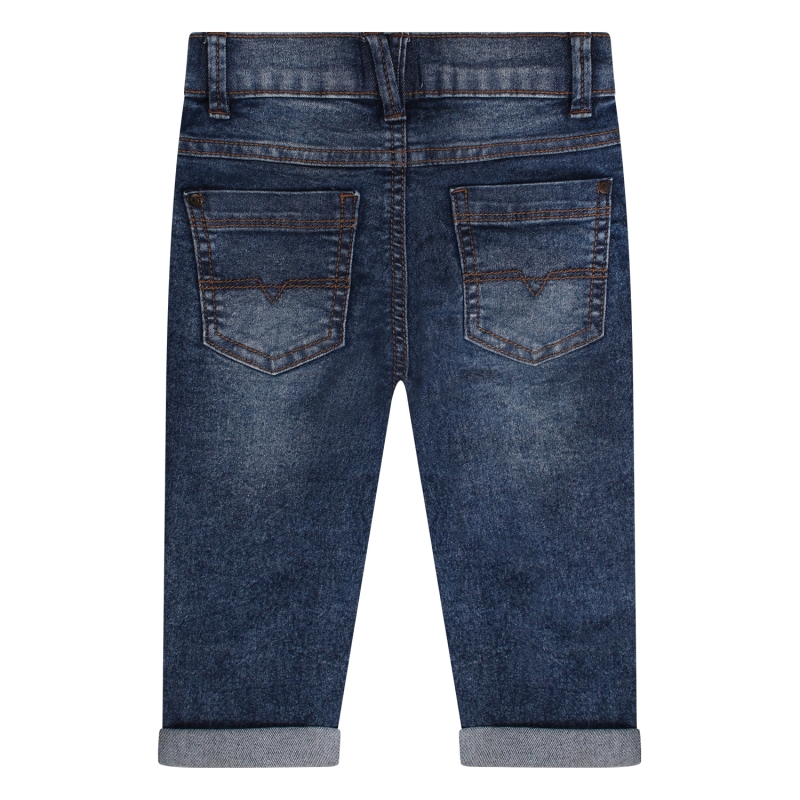 flinq 506331BB W20264 lange broeken Denim darkwashed