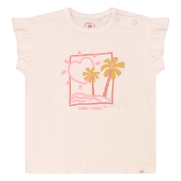 Bakkaboe Blisse Z10398 baby meisjes T-shirt km Ecru