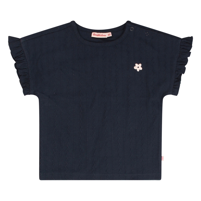 Bakkaboe Halise Z10396 t-shirts korte mouw Marine