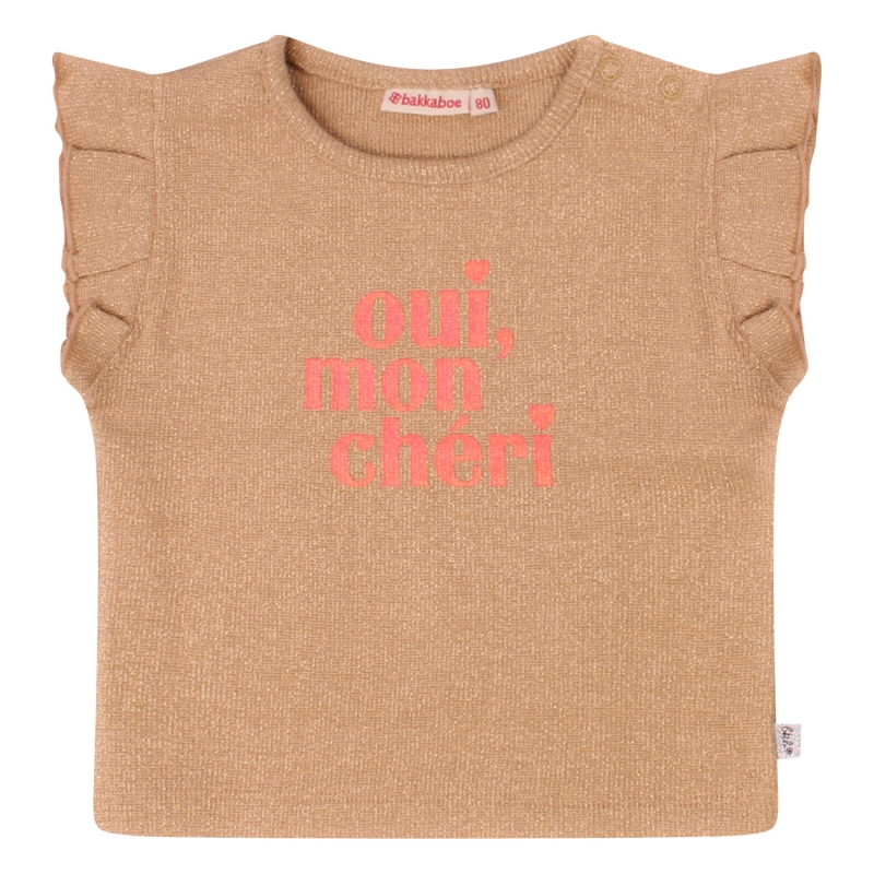 Bakkaboe 3215600 Z10033 t-shirts korte mouw goud