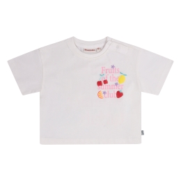 Bakkaboe 3215601 Z10139 baby meisjes T-shirt km Ecru