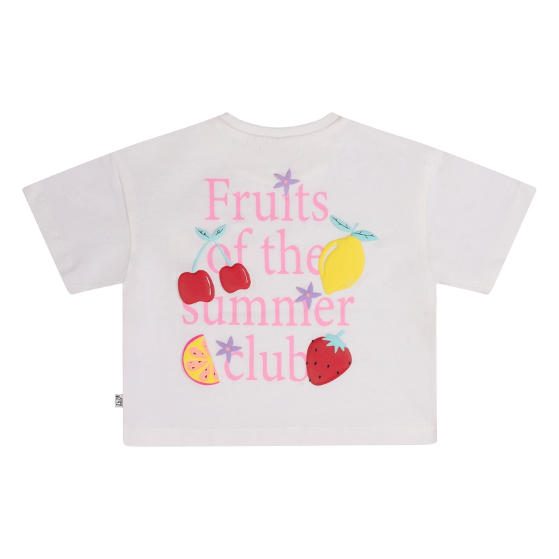 Bakkaboe 3215601 Z10139 t-shirts korte mouw Ecru