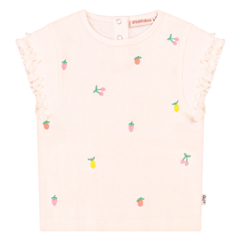 Bakkaboe 3215602 Z10140 t-shirts korte mouw Ecru