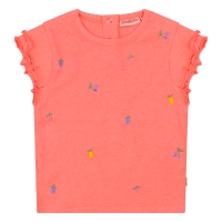 Bakkaboe 3215602 Z10140 t-shirts korte mouw koraal neon