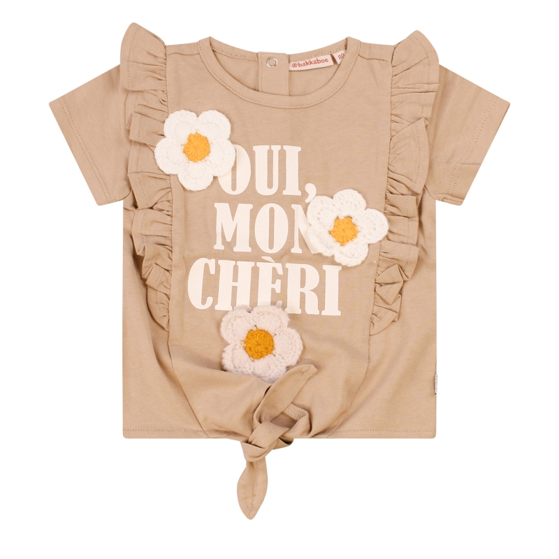 Bakkaboe 3215606 Z10155 t-shirts korte mouw Zand