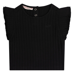 Bakkaboe 3215607 Z10161 baby meisjes T-shirt km Zwart