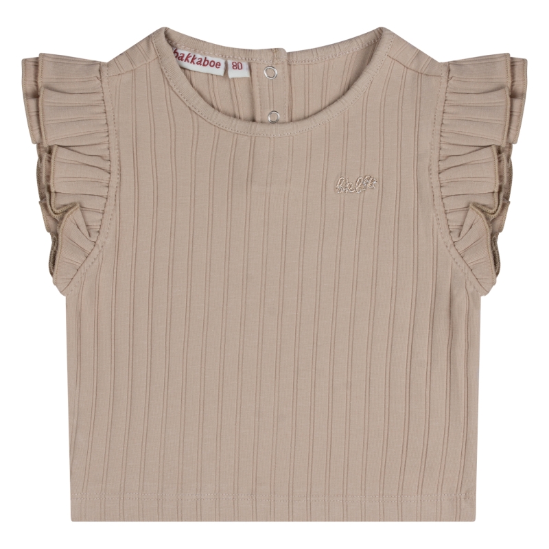 Bakkaboe 3215607 Z10161 t-shirts korte mouw Zand