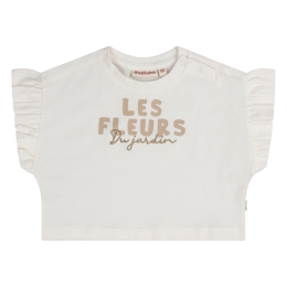 Bakkaboe 3215608 Z10162 baby meisjes T-shirt km Ecru