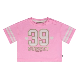Bakkaboe 3215610 Z10174 baby meisjes T-shirt km Rose fel