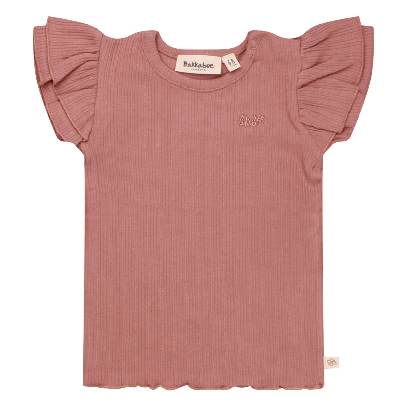 bakkaboe newborn 3216601 Z10119 t-shirts korte mouw Rose oud