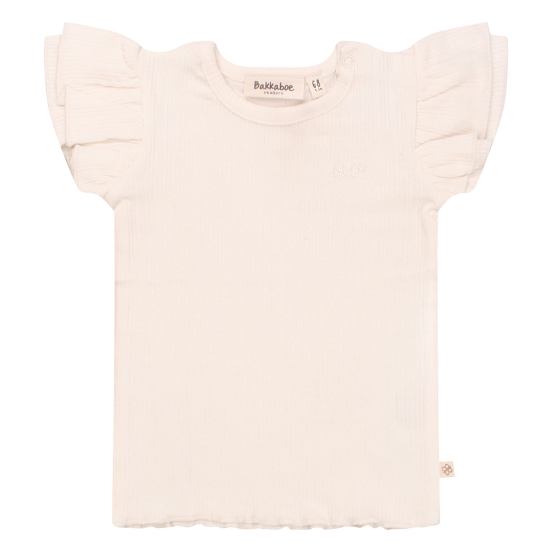 bakkaboe newborn 3216601 Z10119 t-shirts korte mouw Ecru
