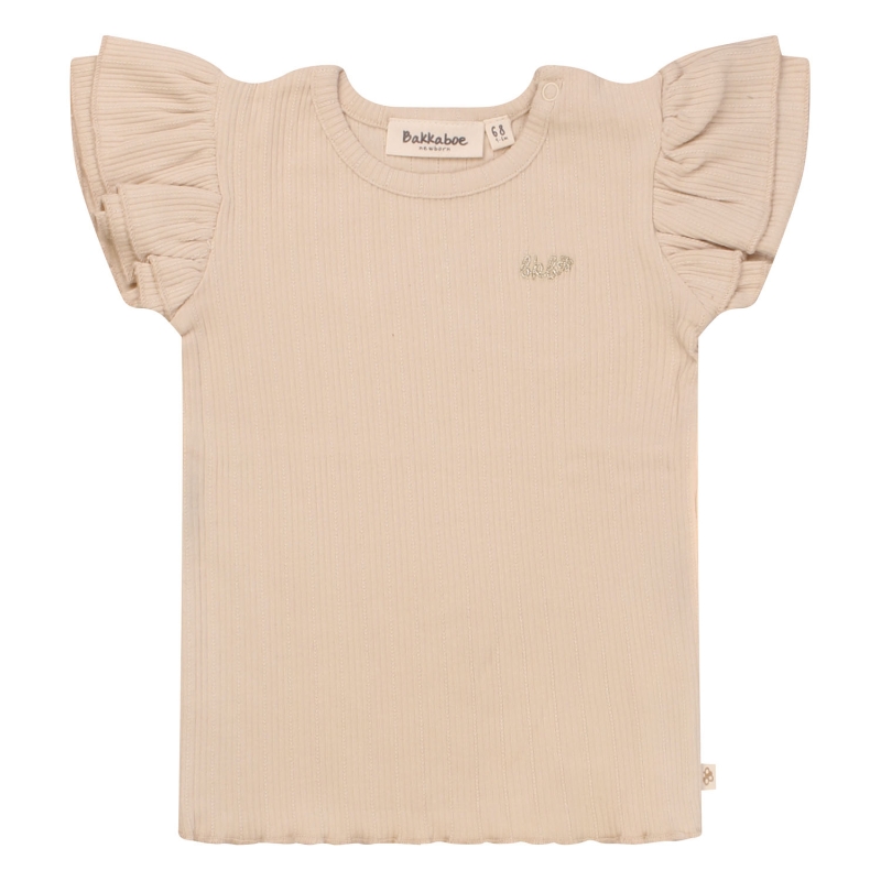 bakkaboe newborn 3216601 Z10119 t-shirts korte mouw Zand