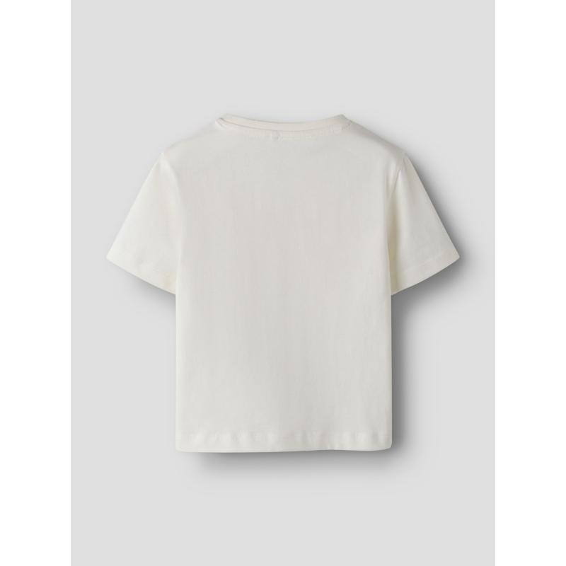 name it NMFBLOVE SS NREG TOP BOX t-shirts korte mouw White